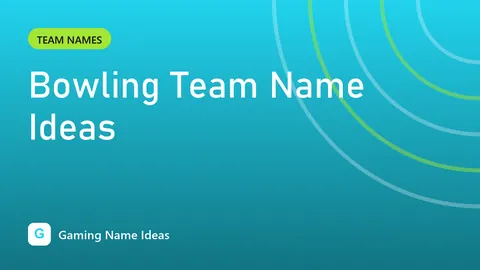 Bowling Team Name Ideas