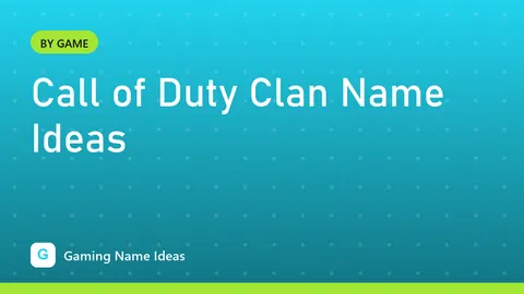 Call of Duty Clan Name Ideas