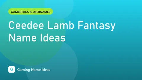 Ceedee Lamb Fantasy Name Ideas