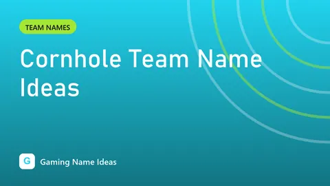 Cornhole Team Name Ideas