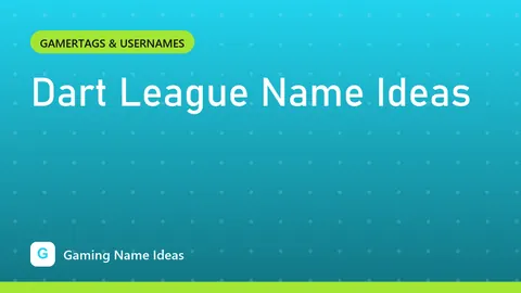 Dart League Name Ideas