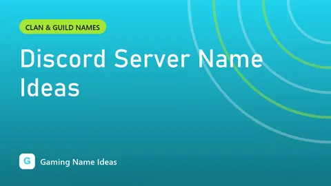 Discord Server Name Ideas