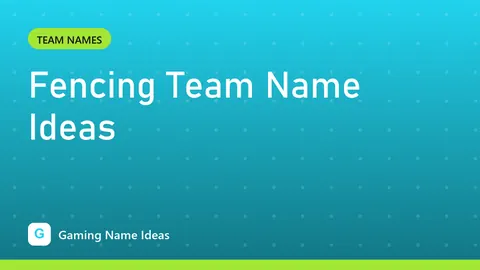 Fencing Team Name Ideas