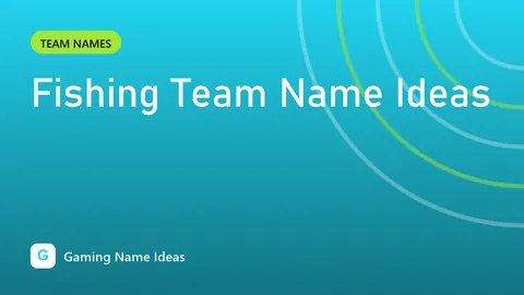 Fishing Team Name Ideas