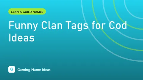 Funny Clan Tags for Cod Ideas