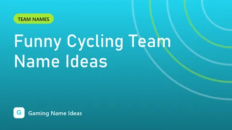 Funny Cycling Team Name Ideas
