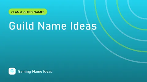 Guild Name Ideas