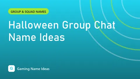 Halloween Group Chat Name Ideas
