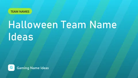 Halloween Team Name Ideas