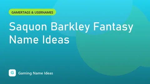 Saquon Barkley Fantasy Name Ideas