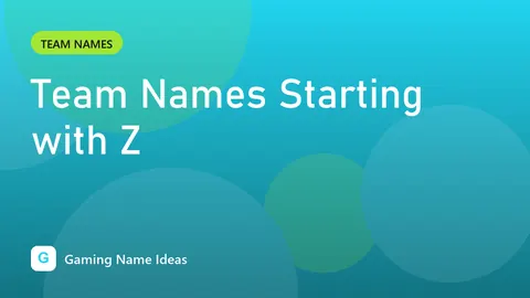 Team Names Starting with Z