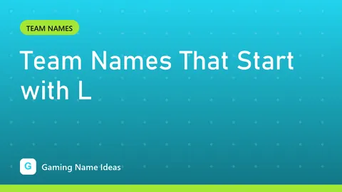Team Names That Start with L