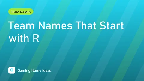 Team Names That Start with R