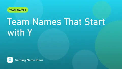Team Names That Start with Y