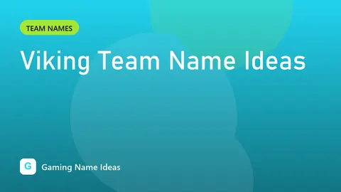 Viking Team Name Ideas