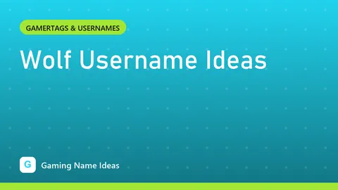 Wolf Username Ideas